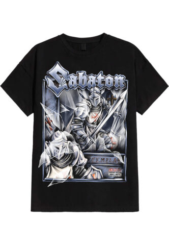 Sabaton – Templars Action Figures – T-Shirt – Schwarz – S – 100% Baumwolle