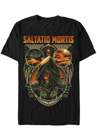 Saltatio Mortis – Herz Eines Kriegers – T-Shirt – Schwarz – S – 100% Baumwolle