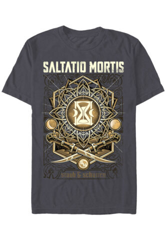 Saltatio Mortis – Sanduhr Mouse Grey – T-Shirt – Grau – 3XL – 100% Baumwolle