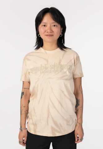 Saltatio Mortis – Staub & Schatten Logo Tie Dye – T-Shirt – Beige – S – 100% Baumwolle