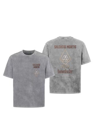Saltatio Mortis – EP 1 Heimkehr Ash Stone Washed – T-Shirt – Grau – L – 100% Baumwolle