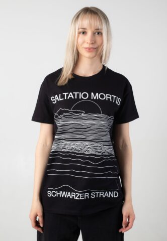Saltatio Mortis – Schwarzer Strand – T-Shirt – Schwarz – M – 100% Baumwolle
