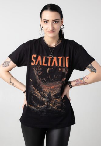 Saltatio Mortis – Weltenwanderer – T-Shirt – Schwarz – S – 100% Baumwolle