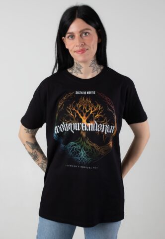 Saltatio Mortis – Weltenwanderer Cover – T-Shirt – Schwarz – 5XL – 100% Baumwolle