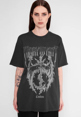 Mary Wyatt – Samael Black – T-Shirt – Schwarz – XL – 100% Baumwolle