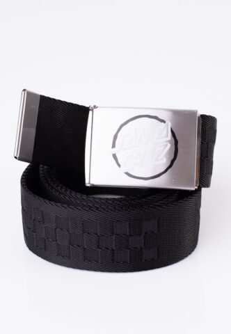 Santa Cruz – Breaker Opus Dot Check Black – Gürtel – Schwarz – Onesize – 100% Nylon
