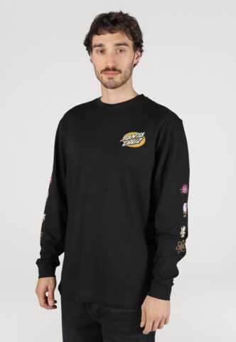 Santa Cruz – Knibbs Cryptic Black – Longsleeve – Schwarz – M – 100% Bio-Baumwolle