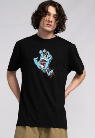 Santa Cruz – Torn Hand Black – T-Shirt – Schwarz – L – 100% Baumwolle