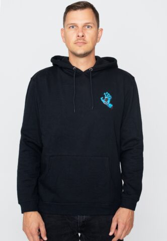 Santa Cruz – Screaming Hand Chest Black – Hoodie – Schwarz – XL – 80% Baumwolle, 20% Polyester