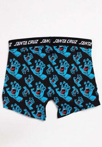 Santa Cruz – Hands All Over Brief Black – Boxershorts – Schwarz – S – 95% Baumwolle, 5% Elastan