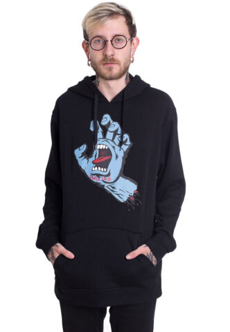 Santa Cruz – Screaming Hand – Hoodie – Schwarz – M – 65% Polyester, 35% Baumwolle