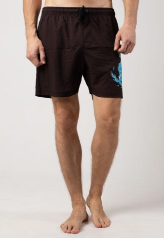 Santa Cruz – Screaming Wave Black – Board Shorts – Schwarz – M – 90% Polyester, 10% Elastan