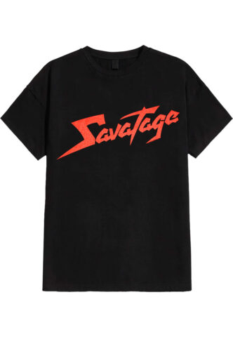 Savatage – Red Logo – T-Shirt – Schwarz – XXL – 100% Baumwolle