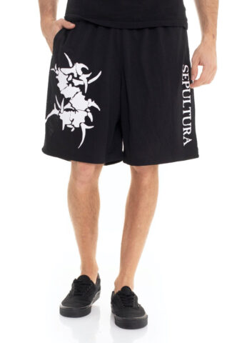 Sepultura – Logo – Shorts – Schwarz – L – 100% Polyester