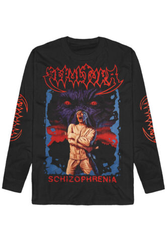 Sepultura – Schizophrenia – Longsleeve – Schwarz – XXL – 100% Baumwolle