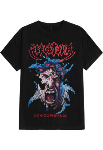 Sepultura – Schizophrenia – T-Shirt – Schwarz – 3XL – 100% Baumwolle