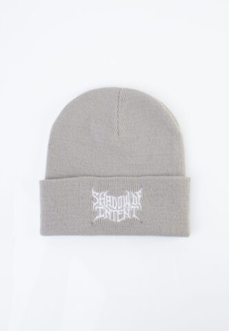 Shadow Of Intent – Logo Ash Grey – Beanie – Grau – Onesize – 100% Polyacryl
