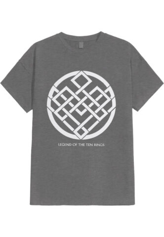 Shang-Chi – Crest Charcoal – T-Shirt – Grau – M – 100% Baumwolle