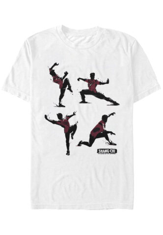 Shang-Chi – Karate Poses White – T-Shirt – Weiß – XL – 100% Baumwolle,Jersey