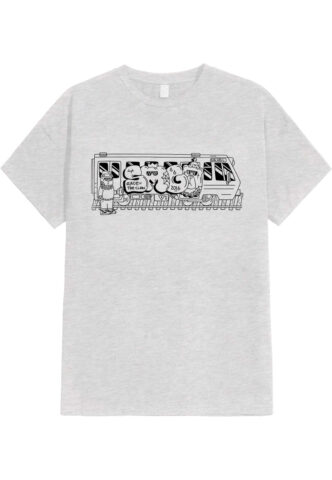 Siberian Meat Grinder – Grafitti Grey – T-Shirt – Grau – L – 90% Baumwolle, 10% Polyester