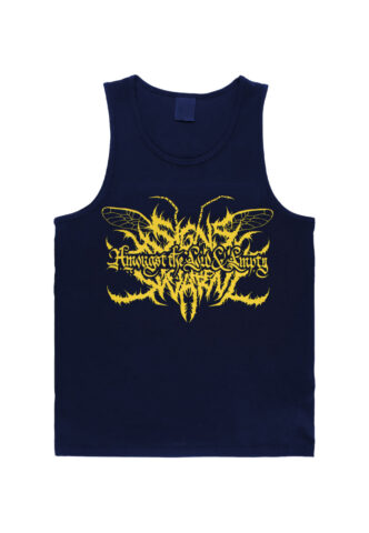 Signs Of The Swarm – Amongst Crest Navy – Tank – Blau – S – 100% Baumwolle