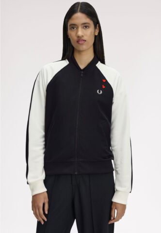 Fred Perry x Amy Winehouse – Laurel Wreath Black – Jacke – Schwarz – X-Small – 83% Polyester, 17% Baumwolle