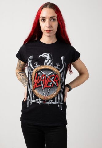 Slayer – Eagle – Girly – Schwarz – XL – 100% Baumwolle