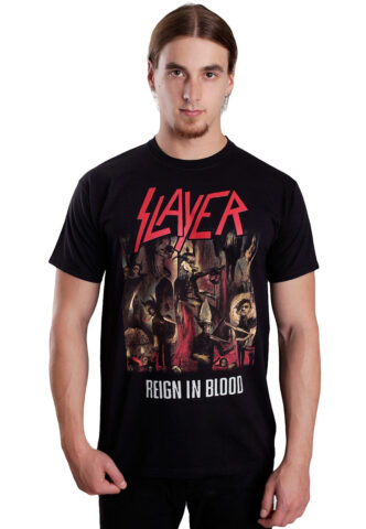 Slayer – Reign In Blood – T-Shirt – Schwarz – L – 100% Baumwolle