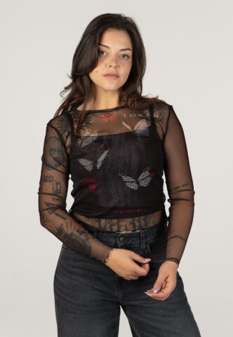 Sleep Token – Butterflies Mesh Cropped – Longsleeve – Schwarz – XXL – gid://shopify/Metaobject/72785363181