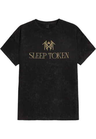 Sleep Token – Dangerous Acid Washed – T-Shirt – Schwarz – L – 100% Bio-Baumwolle
