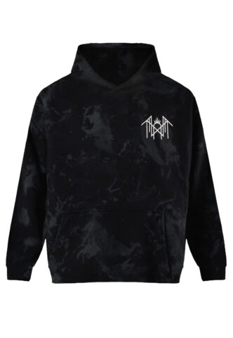 Sleep Token – Reaper Angel Grey/Black Tie Dye – Hoodie – Schwarz – XL – 80% Baumwolle, 20% Polyester