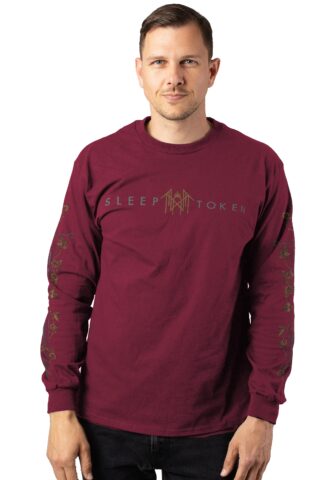 Sleep Token – Swords Maroon – Longsleeve – Weinrot – XL – 100% Baumwolle