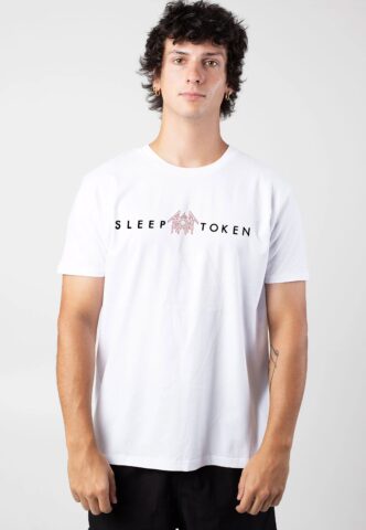 Sleep Token – Symbol Ornament White – T-Shirt – Weiß – S – 100% Baumwolle