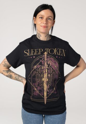 Sleep Token – Sword Black – T-Shirt – Schwarz – L – 100% Baumwolle