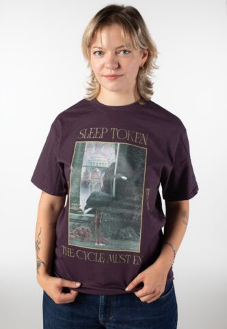 Sleep Token – The Cycle Must End Plum – T-Shirt – Lila – M – 100% Baumwolle
