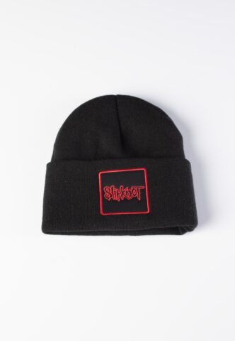 Slipknot – Square Logo – Beanie – Schwarz – Onesize – 100% Baumwolle