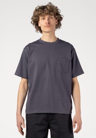 Snow Peak – NSD Pocket Charcoal – T-Shirt – Grau – L – 65% Polyester, 35% Baumwolle