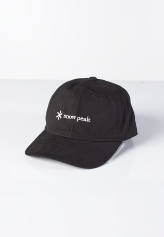 Snow Peak – NSD Logo Black – Cap – Schwarz – M – 100% Baumwolle
