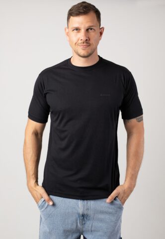 Snow Peak – Pe Power Dry Black – T-Shirt – Schwarz – S – 100% Polyester