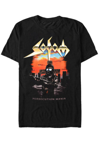 Sodom – Persecution Mania – T-Shirt – Schwarz – S – 100% Baumwolle