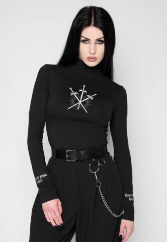 Mary Wyatt – Solace Black – Oberteil – Schwarz – X-Large – gid://shopify/Metaobject/132842094829