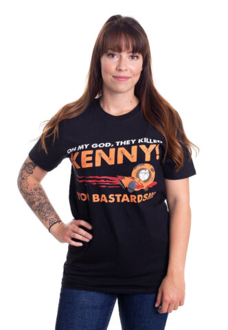 South Park – They Killed Kenny – T-Shirt – Schwarz – M – 100% Baumwolle