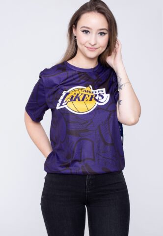 Space Jam – LA Lakers: Team In The Paint Purple – T-Shirt – Lila – XL – 100% Polyester