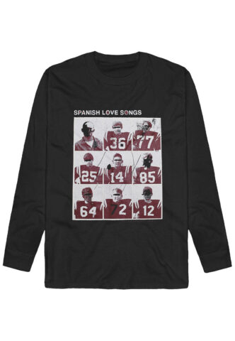 Spanish Love Songs – Football – Longsleeve – Schwarz – XXL – 50% Polyester, 25% Baumwolle, 25% Viskose,Jersey