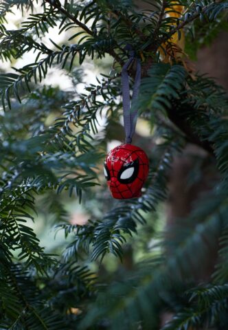 Spider-Man – Spiderman – Weihnachtsbaumschmuck – Rot – Onesize – Keramik