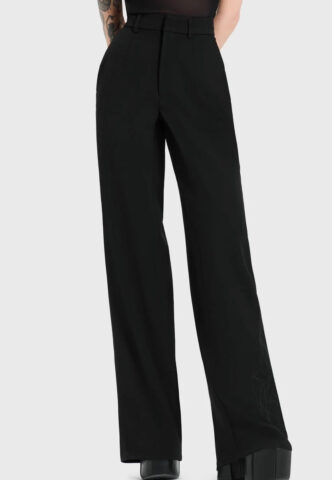 Killstar – Spiderella Black – Hose – Schwarz – L – 91% Polyester, 9% Elastan