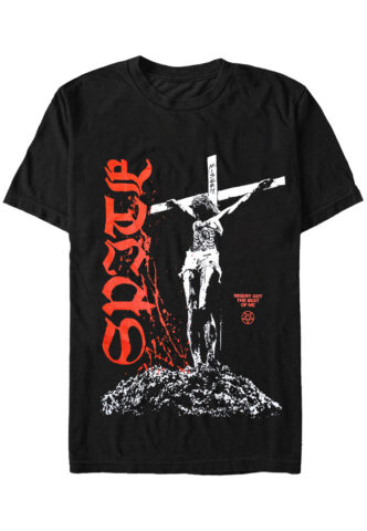 Spite – Crucifix – T-Shirt – Schwarz – M – 100% Baumwolle