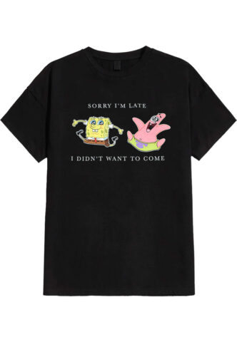 SpongeBob SquarePants – Sorry Sponge – T-Shirt – Schwarz – XL – 100% Baumwolle