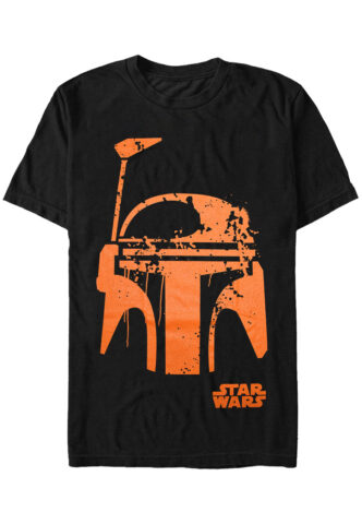 Star Wars – Boba Fett Face – T-Shirt – Schwarz – S – 100% Baumwolle