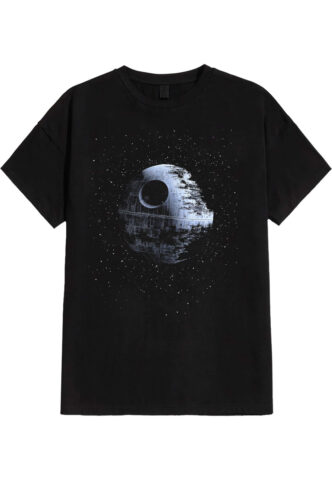 Star Wars – Death Star Stars – T-Shirt – Schwarz – S – 100% Baumwolle